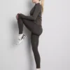 Miękkie jak masło legginsy sportowe z wysokim stanem