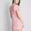 Mini sukienka z marszczonymi rękawkami typu cap-sleeve