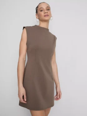 Mini sukienka z rękawkami typu cap sleeve