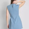 Mini sukienka z rękawkami typu cap sleeve