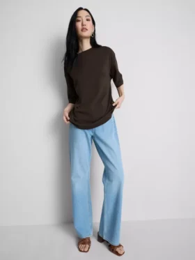 Niezbędna bawełniana koszulka w stylu oversize