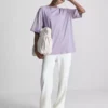 Niezbędna bawełniana koszulka w stylu oversize