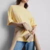 Niezbędna bawełniana koszulka w stylu oversize