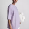 Niezbędna bawełniana koszulka w stylu oversize