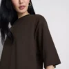 Niezbędna bawełniana koszulka w stylu oversize