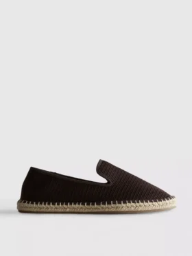 Niskie espadryle z dzianiny
