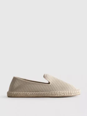 Niskie espadryle z dzianiny