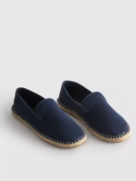Niskie espadryle z dzianiny