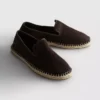 Niskie espadryle z dzianiny