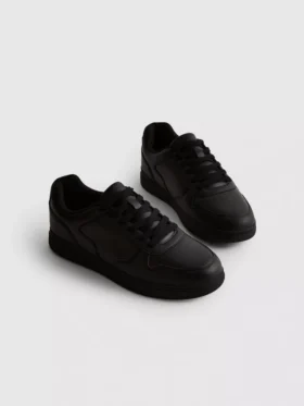 Niskie sneakersy z wstawkami