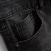 Obcisłe jeansy z denimu o wysokiej zawartości bawełny