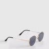 Okrągłe metalowe okulary przeciwsłoneczne