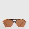 Okulary Przeciwsłoneczne w stylu aviator z akrylu