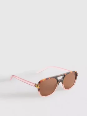 Okulary Przeciwsłoneczne w stylu aviator z akrylu