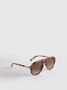 Okulary Przeciwsłoneczne w stylu aviator z metalowymi wykończeniami