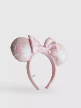 Opaska na głowę z uszami Minnie Mouse z cekinami z serii Disney