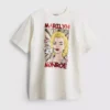 Oversizowa bawełniana koszulka z nadrukiem Marilyn Monroe
