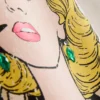 Oversizowa bawełniana koszulka z nadrukiem Marilyn Monroe