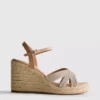 Ozdobione espadryle na koturnie