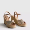 Ozdobione espadryle na koturnie