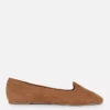 Płaskie Buty z imitacji zamszu