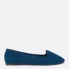 Płaskie Buty z imitacji zamszu