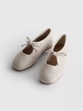 Płaskie Buty z kokardką