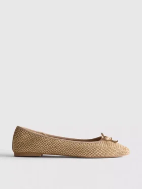 Płaskie Buty z koralikami