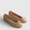Płaskie Buty z koralikami