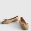 Płaskie Buty z koralikami