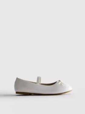 Płaskie Buty z lakierowanej skóry