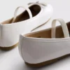 Płaskie Buty z lakierowanej skóry