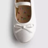 Płaskie Buty z lakierowanej skóry