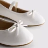 Płaskie Buty z lakierowanej skóry