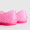 Płaskie Buty z przezroczystego tworzywa