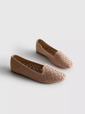 Płaskie Buty z wycięciami