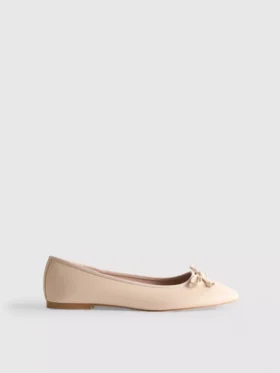 Płaskie Buty ze sztucznej skóry