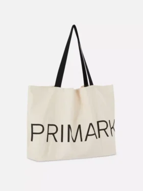 Płócienna torba z nadrukiem graficznym marki Primark
