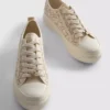 Płócienne sneakersy na platformie z Myszką Miki Disneya