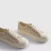Płócienne sneakersy na platformie z Myszką Miki Disneya