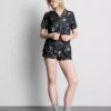 Piżama Bratz typu „boyfriend” z krótkimi spodenkami i nadrukiem