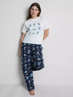 Piżama Disney z nadrukiem Stitcha