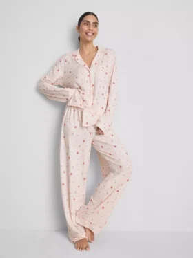 Piżama typu boyfriend w kratkę Stacey Solomon