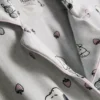 Piżama typu boyfriend z nadrukiem Snoopy’ego