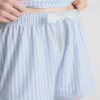 Piżama typu shorty w paski