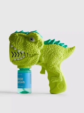 Pistolet na bańki w kształcie dinozaura