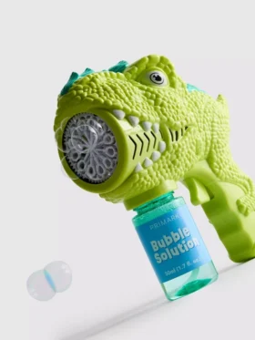 Pistolet na bańki w kształcie dinozaura