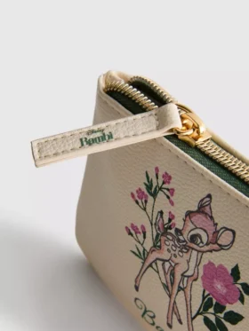 Portmonetka z motywem Bambi z Disney’a, wykonana ze sztucznej skóry