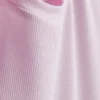 Prążkowana, obcisła mini sukienka typu T-shirt