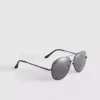 Przezroczyste okulary przeciwsłoneczne typu aviator